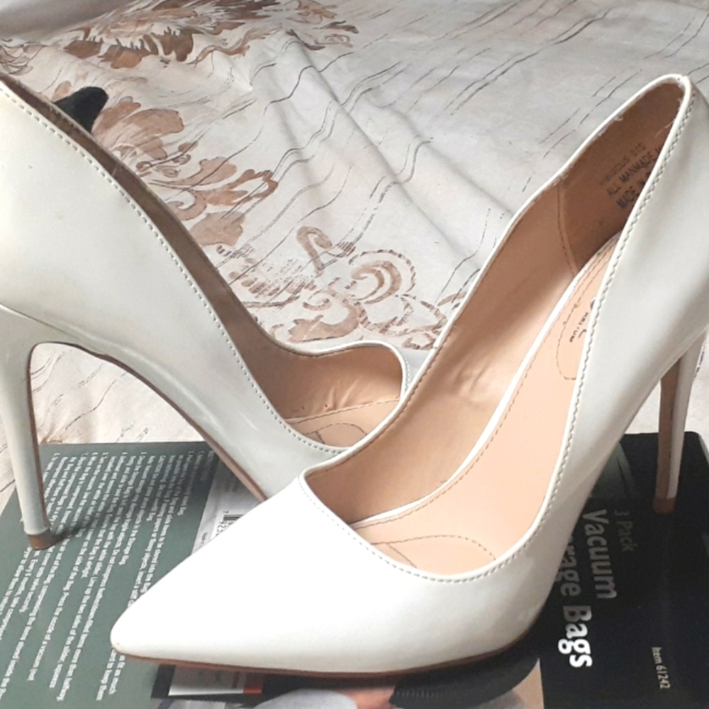 White pumps